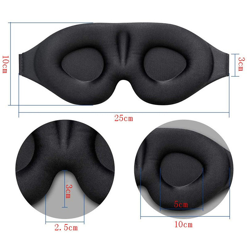 Masque de Sommeil 3D – Confort Total & Obscurité Complète