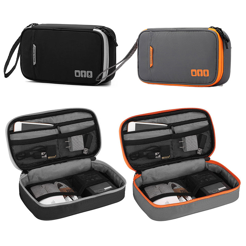 Travel - essential Cable Organizer Bag: A Compact Storage Solution for Charging Cords, Chargers, and Accessories.