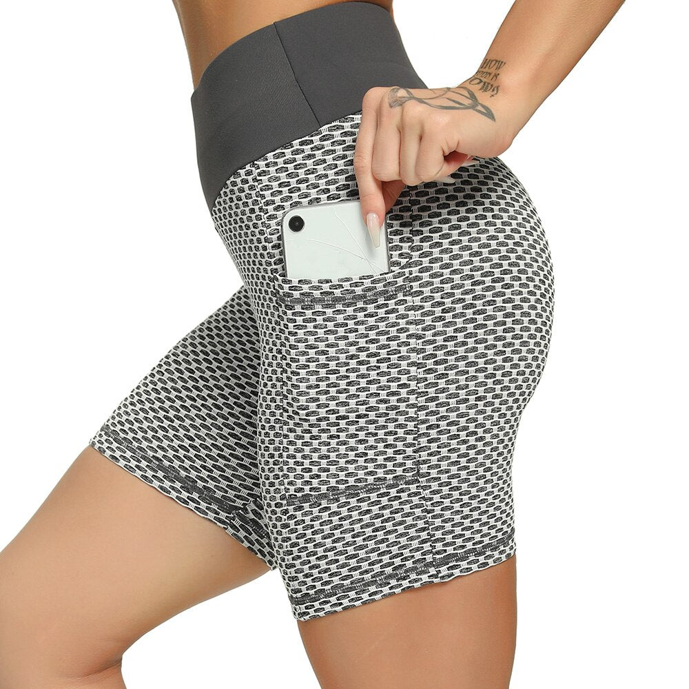 Short de Sport Taille Haute – Confort & Effet Push-Up
