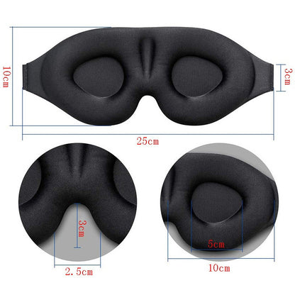 Masque de Sommeil 3D – Confort Total & Obscurité Complète