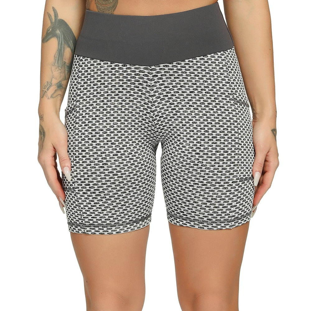 Short de Sport Taille Haute – Confort & Effet Push-Up