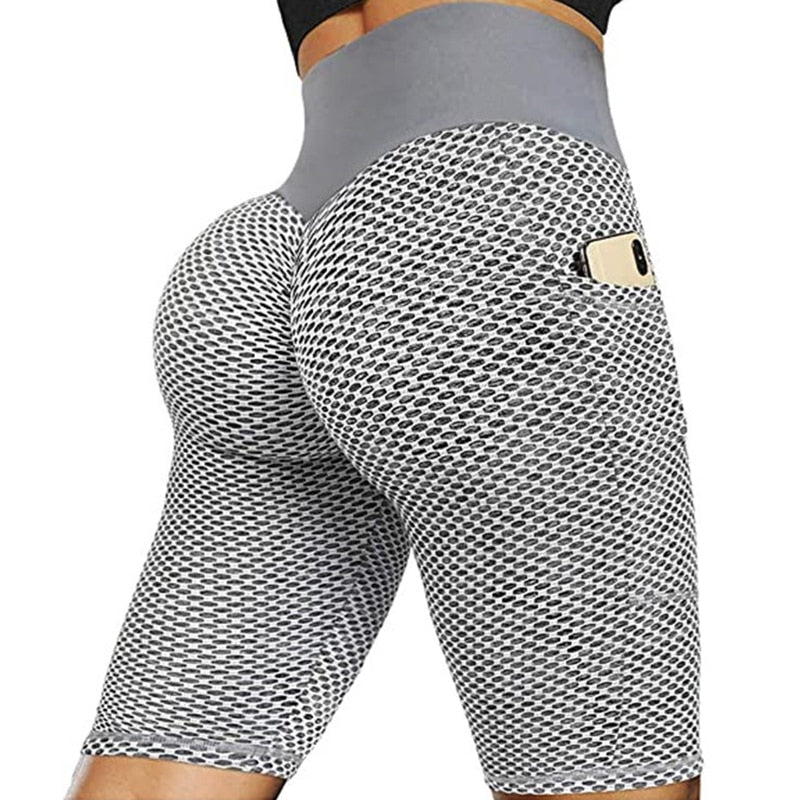 Short de Sport Taille Haute – Confort & Effet Push-Up