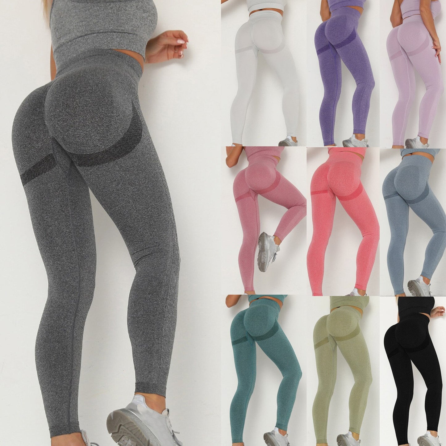 Leggings Push-Up Taille Haute – Silhouette Sculptée & Confort Absolu
