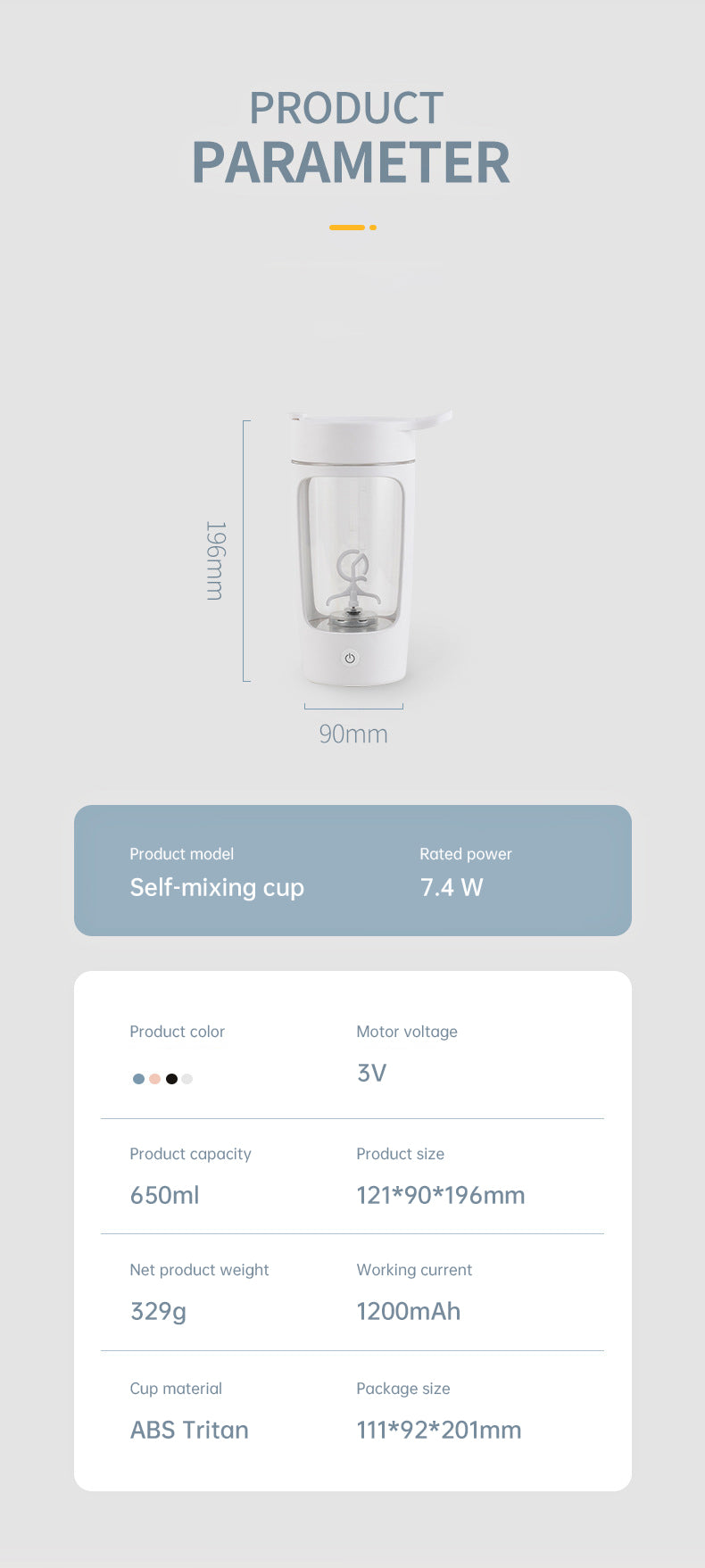 ⚡ Shaker Électrique : Mixez en un Instant ! 🥤