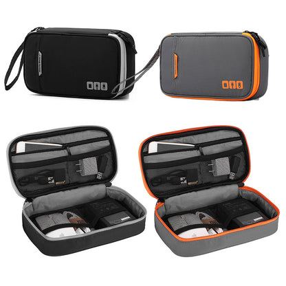 Travel - essential Cable Organizer Bag: A Compact Storage Solution for Charging Cords, Chargers, and Accessories.