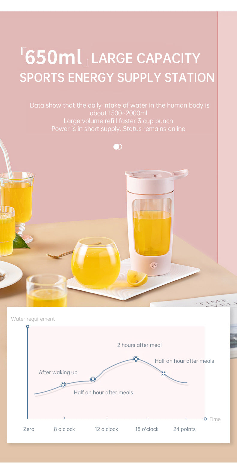⚡ Shaker Électrique : Mixez en un Instant ! 🥤